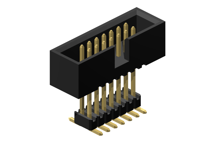 Surface-mount soldering (SMT) - raised box header